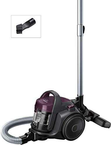 Bosch BGC05AAA1 GS05 Cleannn Serie | 2: Aspirador sin bolsa, 700 W, color violeta y gris, 314 x 268 x 381 mm